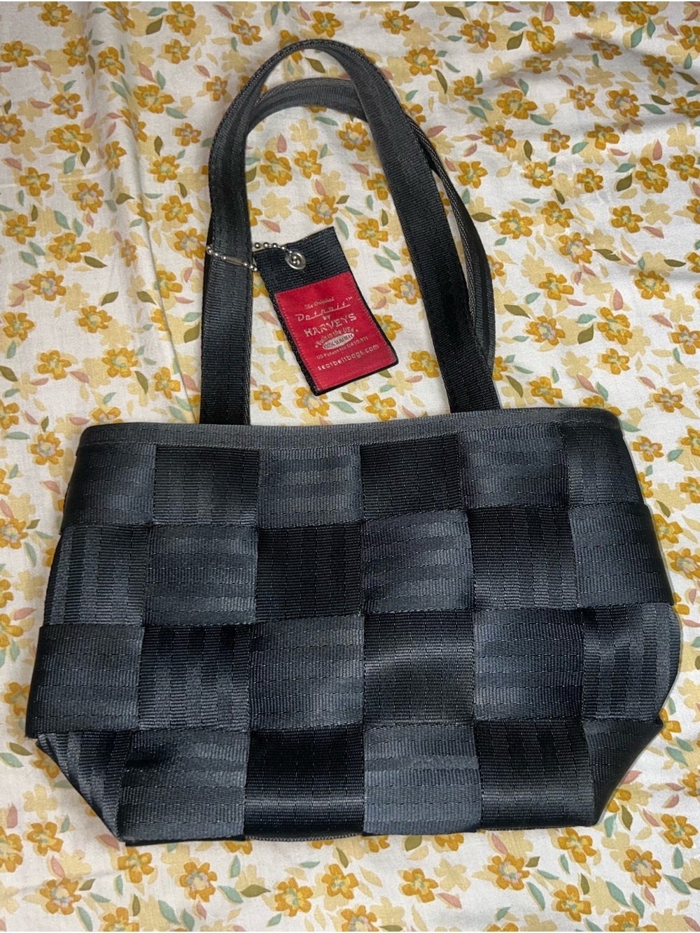 Harveys Black Woven Tote